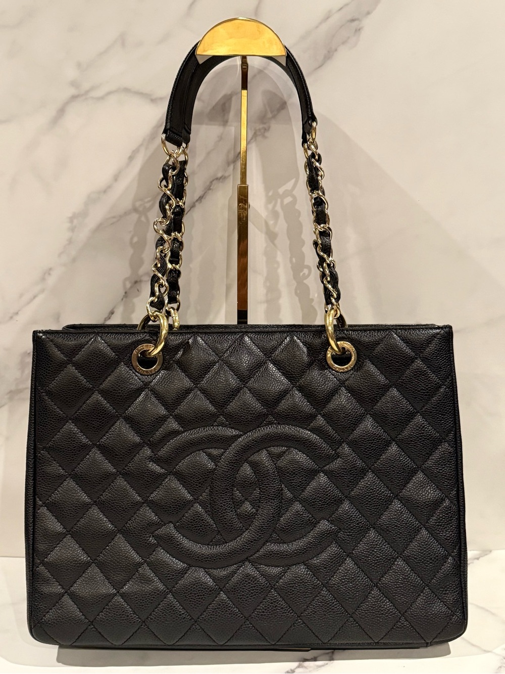 Chanel GST Caviar Gold Hardware